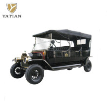 High Quality New Luxury 8 Seats Black Color Electric Vintage Passenger Car for Sale